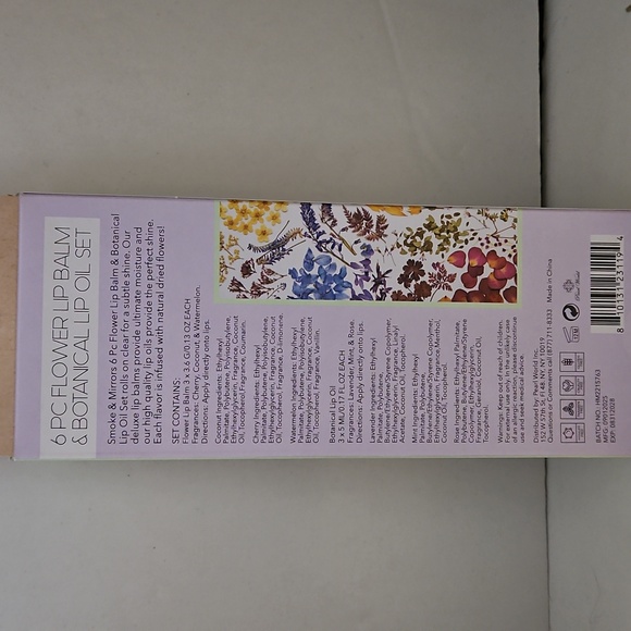Smoke & Mirrors Clean Beauty Flower Lip Balm & Botanical Oil Set - Picture 2 of 2
